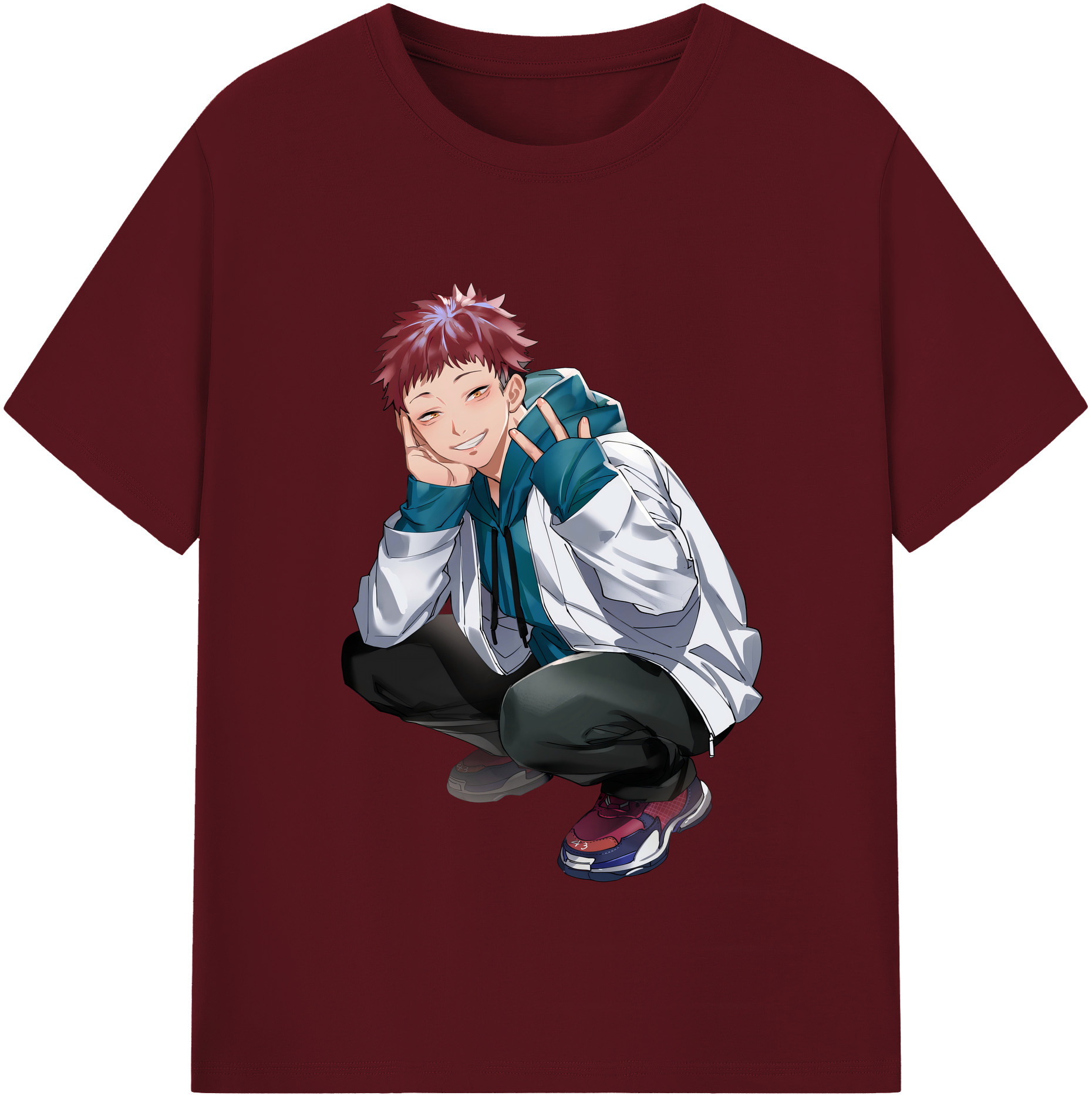 （画像用） 呪術廻戦 Jujutsu Kaisen 綿100％半袖Tシャツ（フロントプリント）
